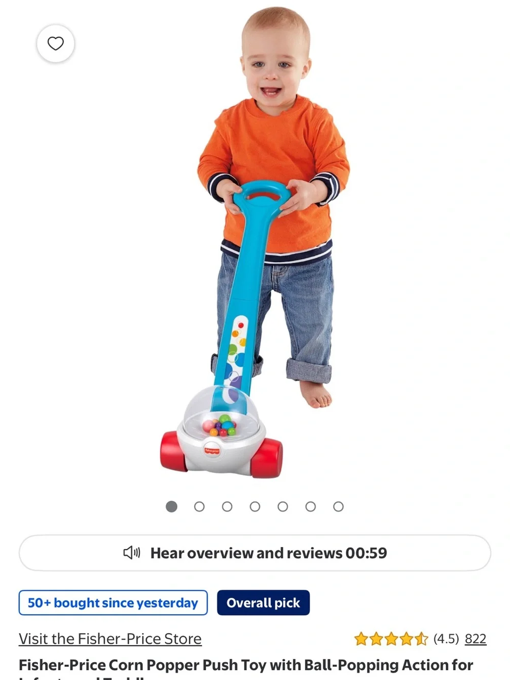 Fisher-Price Bright Red, Blue, Yellow & Green Musical Learning Toy Set